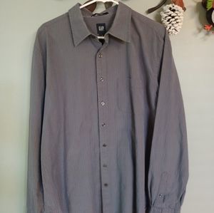 Gap Men's Fitted Button Down Dress Shirt